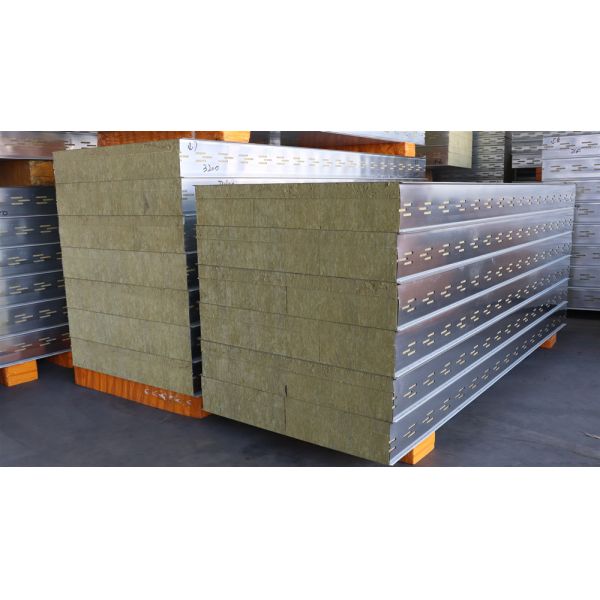 Wall Insulation Rock Wool Sandwich Panel Furnace Sandwich Panel Fireproof Panels