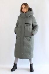 FODARLLOY European size long hooded winter warm velvet coat women's cotton-padded jacket