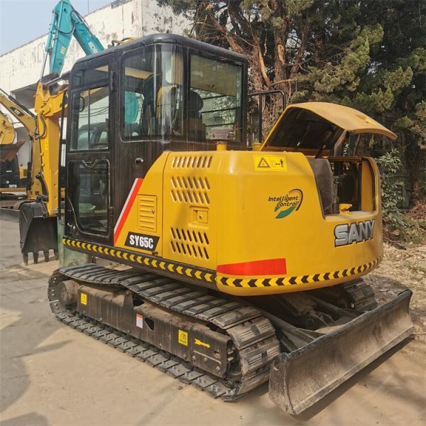 Compact Health Condition Rubber Track Excavator Sany 65 with 0.25 m3 Bucket Capacity