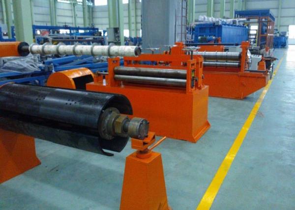 High Speed Metal Slitting Line / Colored Steel Sheet Metal Slitter Machine