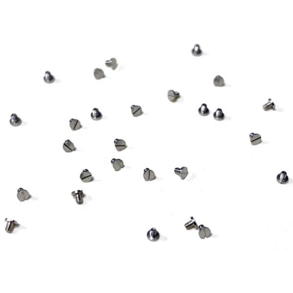 Stainless Steel Ultra Low Profile Watch Screw M0.8x1mm DIN Standard