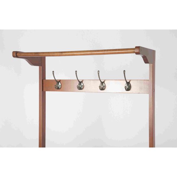 Home / Office Walnut Coat Hanger Stand Elegant Solid Wood W60*D35*H167CM