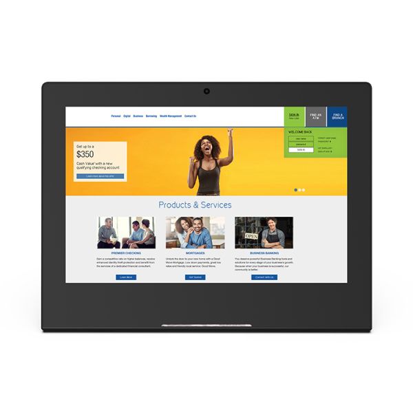 15 Inch All-in-One Touchscreen PC with 10-Point Capacitive Touch, 1920x1080 Full HD Display, and Quad Core RK3399 Processor
