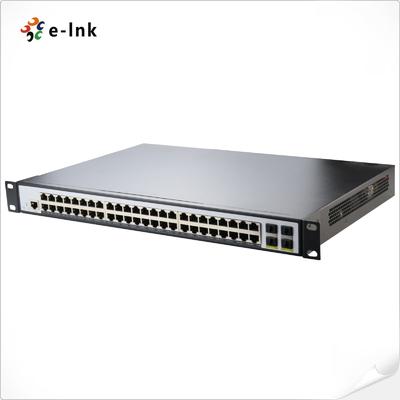 L2+ 48 ports 10 100 1000T 802.3at PoE + 4 ports 100 1000X SFP Géré commutateur