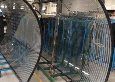 Bend Tempered Glazed Insulated Glass For Buidling Dome Custom Glass Panel