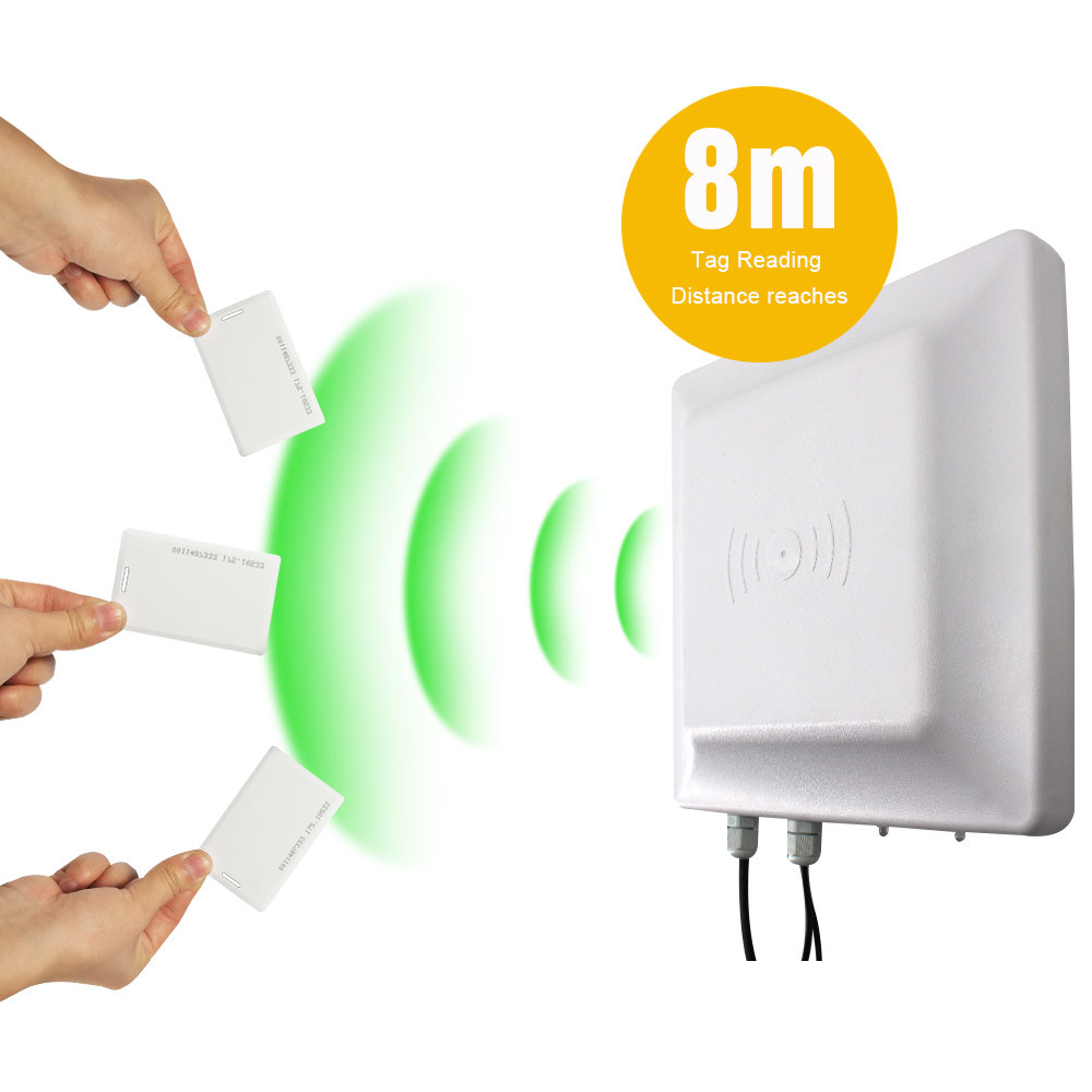 Построенный в UHF интегрировал читателя UHF 868mhz долгосрочного RFID антенны 6~10m