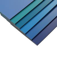 Painel composto de alumínio do PE à prova de intempéries Nontoxic para o revestimento da parede interior