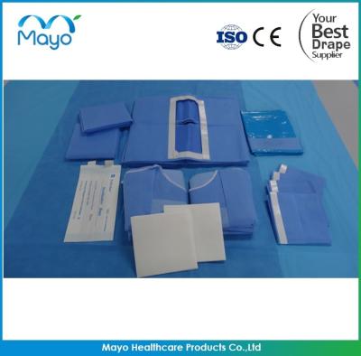 A laparotomia estéril descartável cirúrgica do melhor preço abdominal drapeja o bloco com ISO FDA do CE