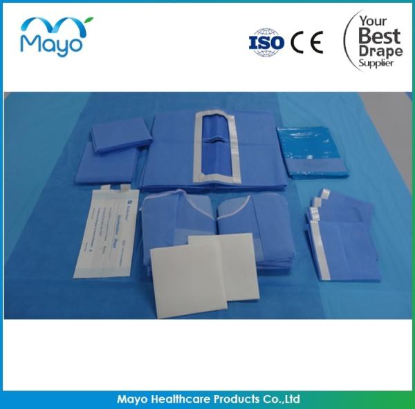 Bloco estéril MAYO Surgical Drape Packs de Pelviscopy da laparoscopia