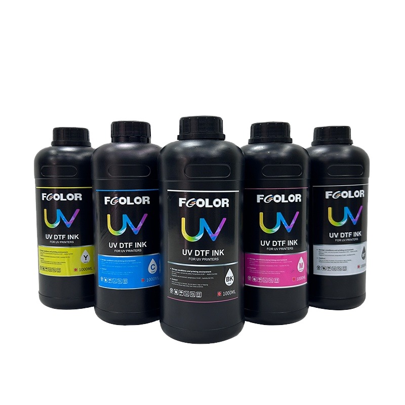 Premium UV DTF Ink for Epson I3200 XP600 I1600 TX800 Strong Adhesion, No Clogging, Vibrant Colors