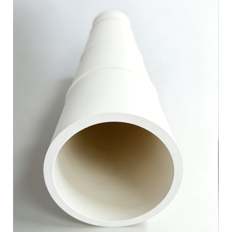Porous Alumina Ceramic Fiber Shapes Pipe For Furnace Refractory OEM