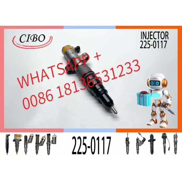 Factory OEM 225-0117 Fuel Injector C9 Engine Spare Parts Diesel Fuel Injector 2250117 for C9 330D 340D 336D Excavator