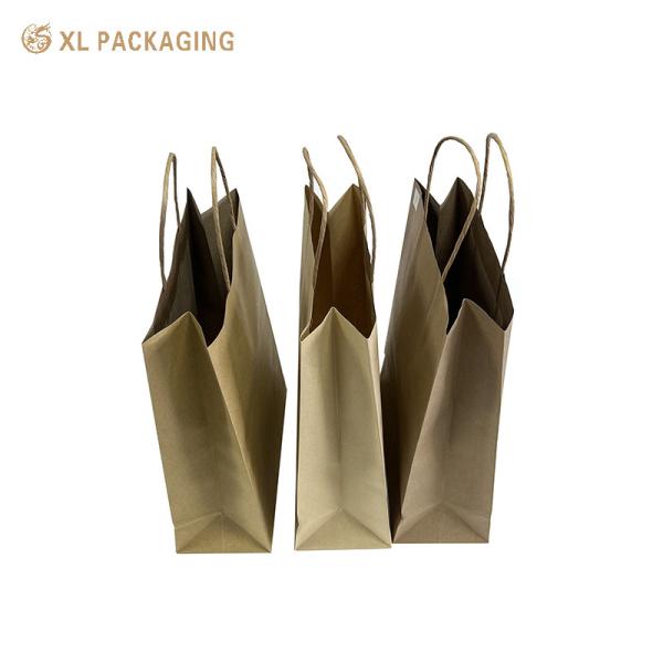 XL Packaging Custom Packaging Box Factory Printed Paper Gift Bags Recycle Paper Bag Kraft Paper High Quality Cosmetic Clothing Paper Box With Logo