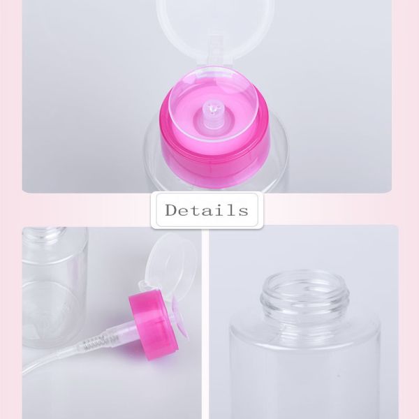 Makeup Remover Bottle HDPE Plastic Nail Washing Bottle120/150/200/300/500ml