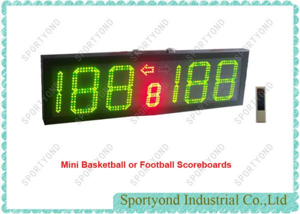 Mini Led Basketball / Football Electronic Scoreboard for basketball, football sport game