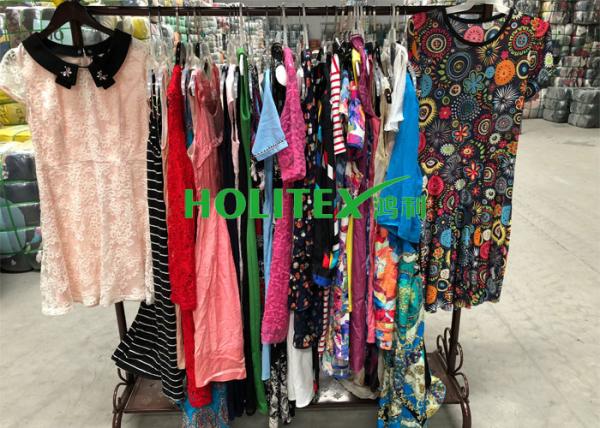 For Africa , used women's clothing , ladies cotton dresses , first grade second hand clothes