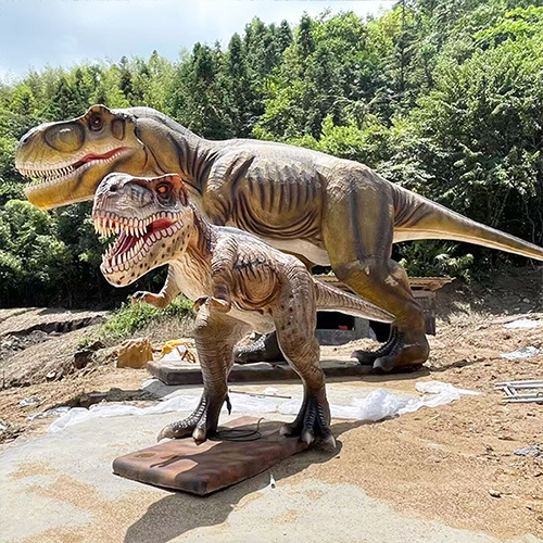 Realistic Animatronic Dinosaur with Head, Mouth, And Limbs Movements Waterproof and Sun-resistant Customizable Color for Events and Exhibitions