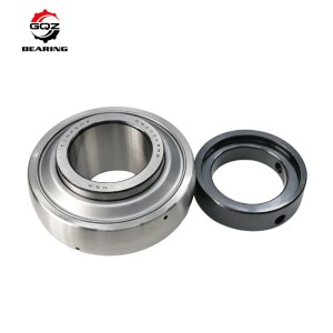 UE 207 2S Double Sealed Eccentric Lock Outer Spherical Insert Bearing For