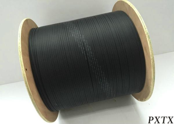 Flexible FTTH Drop Fiber Optic Cable Home Network , Flame Retardant