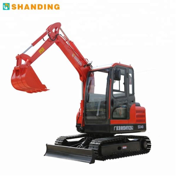 SD40B Mini Hydraulic Crawler Excavator / Quick SHANDING Micro Excavator