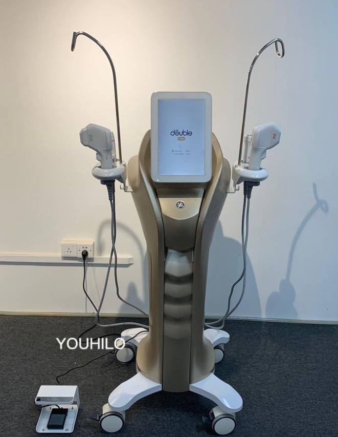 New Doublo HIFU Beauty Machine Treating The Face For Skin Tightening And Lifting