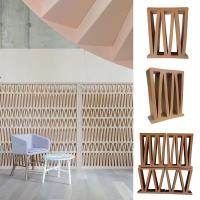 Fassada de terracota vermelha tijolos de argila bloco de construção de brisa para casa café e decoração de escritório