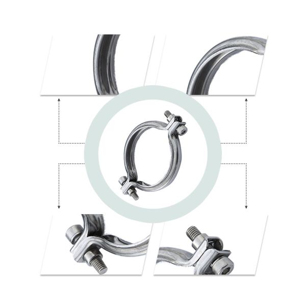 PED / ISO SUS304 Clamp Sanitary Degree Auxiliary Accessories For Beer Brewery