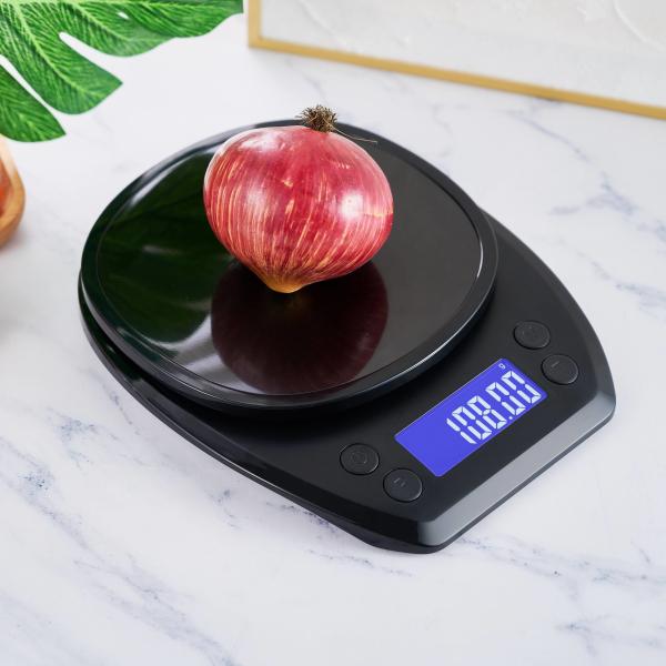 Home Multifunción Balanza de cocina de 5 kg/0,1 g con función de medición de peso y certificado CE ROHS FCC UKCA