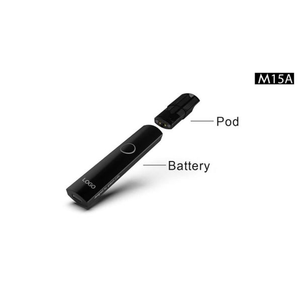 Wholesale M15A rechargeable open pod refillable vape device for USA market