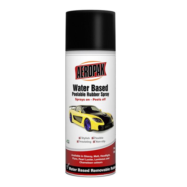 400ml Water Based Rubber Paint Spray for Cars 3 Year Shelf Life