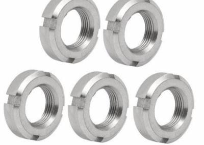 M1.6 M2 M4 M5 18-8 Stainless Steel Slotted and Castle Nut SS304 Plain Polished Round