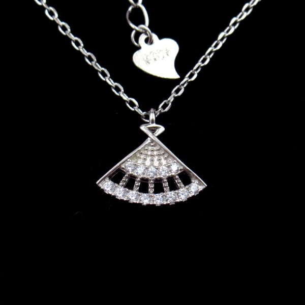 Ожерелье участка 925 серебряное перекрестное/серебр ОЭМ 925 цепь веревочки стерлинговый