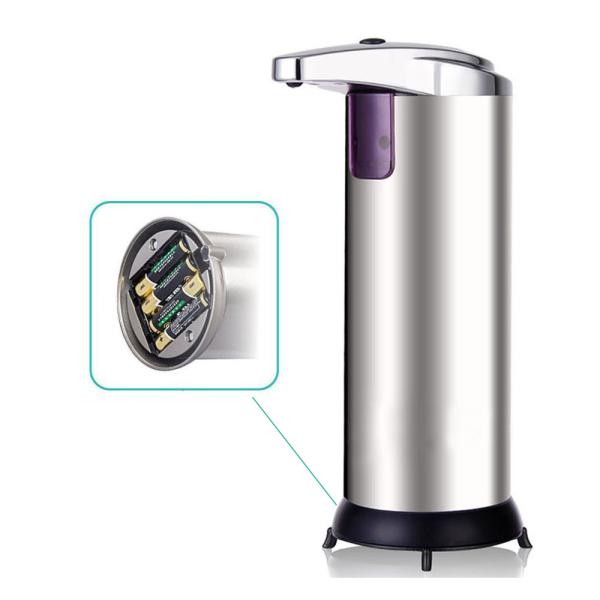 Smart Stainless Steel  Hands Free Soap Dispenser  Battery Operated