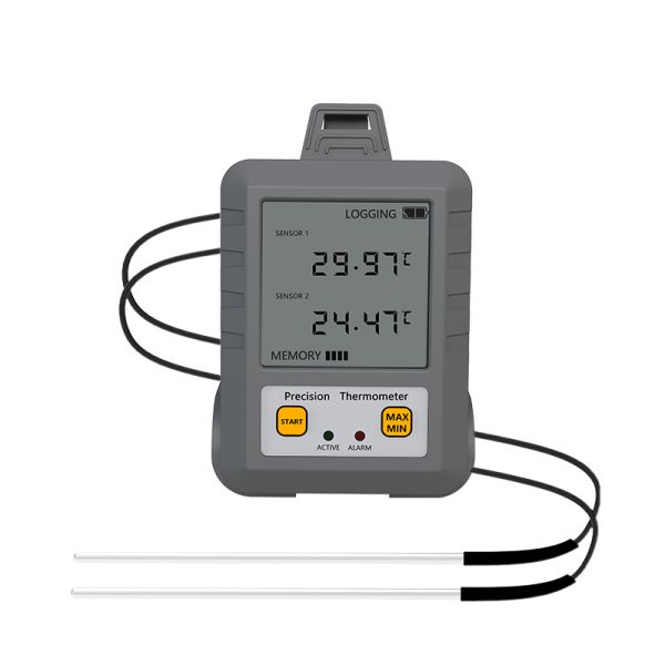 High Precision 2 Channel Industrial Thermistor Thermometer for Temperature Measuring