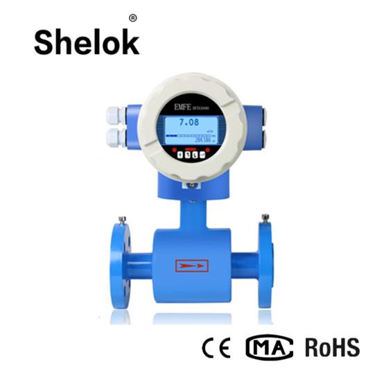 Chemical digital battery powered beer salt sea sewage water electromagnetic flow meter milk