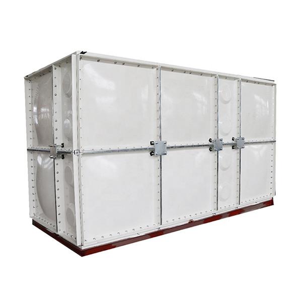 Customized Sectional Cubic Water Tank GRP / FRP / SMC Panel Square Shape