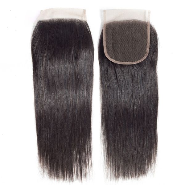 4x4 Lace Closure Wig 8A Straight Lace Human Hair Extension for Durable and Stylish Look
