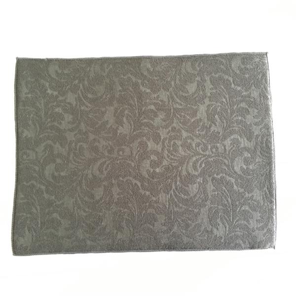 Sinlge packed 1pc Microfiber water absorb dish mat kitchen water pad with good quality