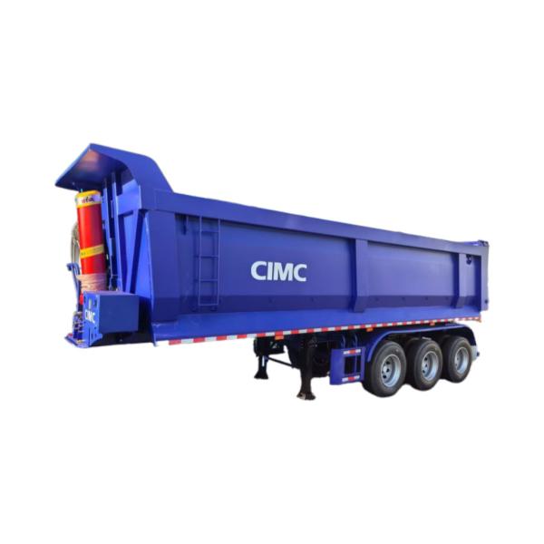 80-ton Three-Axle Four-Axle Stone Dump Truck Rear Semi-Trailer for Heavy-Duty Hauling