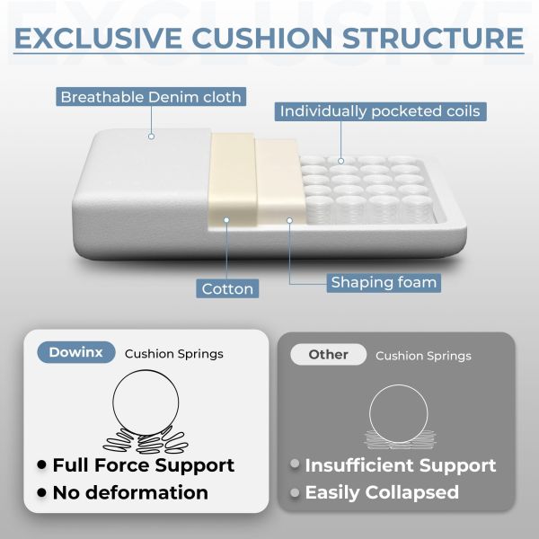 Custom Color Ergonomic Computer Chair ALINUNU with Massage Lumbar Support and Footrest