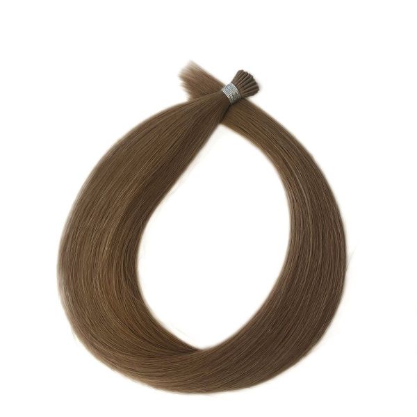 Super Double Drawn European Cuticle Intact Keratin I Tip 100% Remy Natural Hair IT-20189