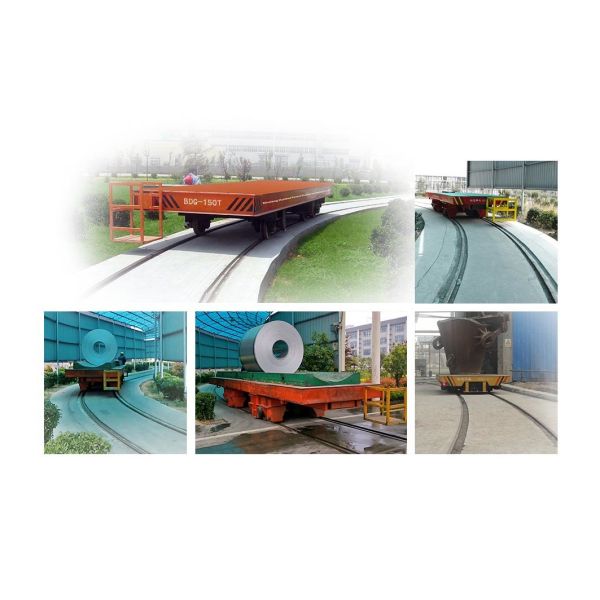 High Temperature Proof 90 Tons Track Transfer Car For Warehouses