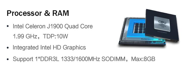 IBOX-101 Plus Промышленный мини ПК с HDMI Mini PCIe/MSATA Поддержка Windows/Liunx