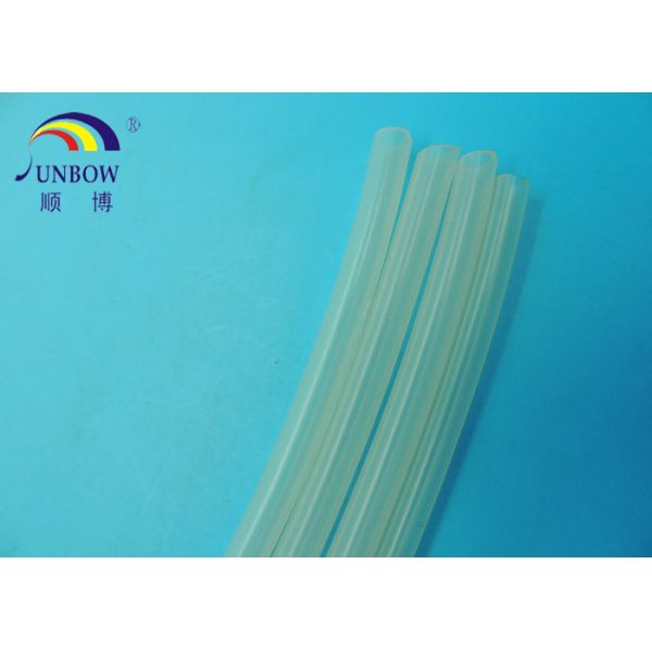 Transparent Silicone Rubber Tube / Clear Heat Shrinkable Tubing -40ºC - 200ºC