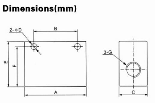 Pneumatic Solenoid Air Valve ST-01 ST-02 1/4