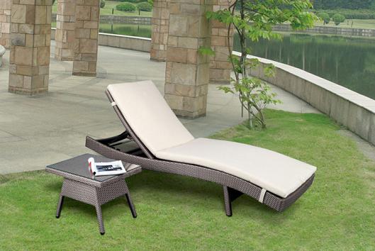 Outdoor adjustable chaise lounge chair-16067