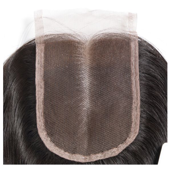 Natural Baby Hair 4X4 Lace Top Closure Hair Extensions 18 Inch OEM