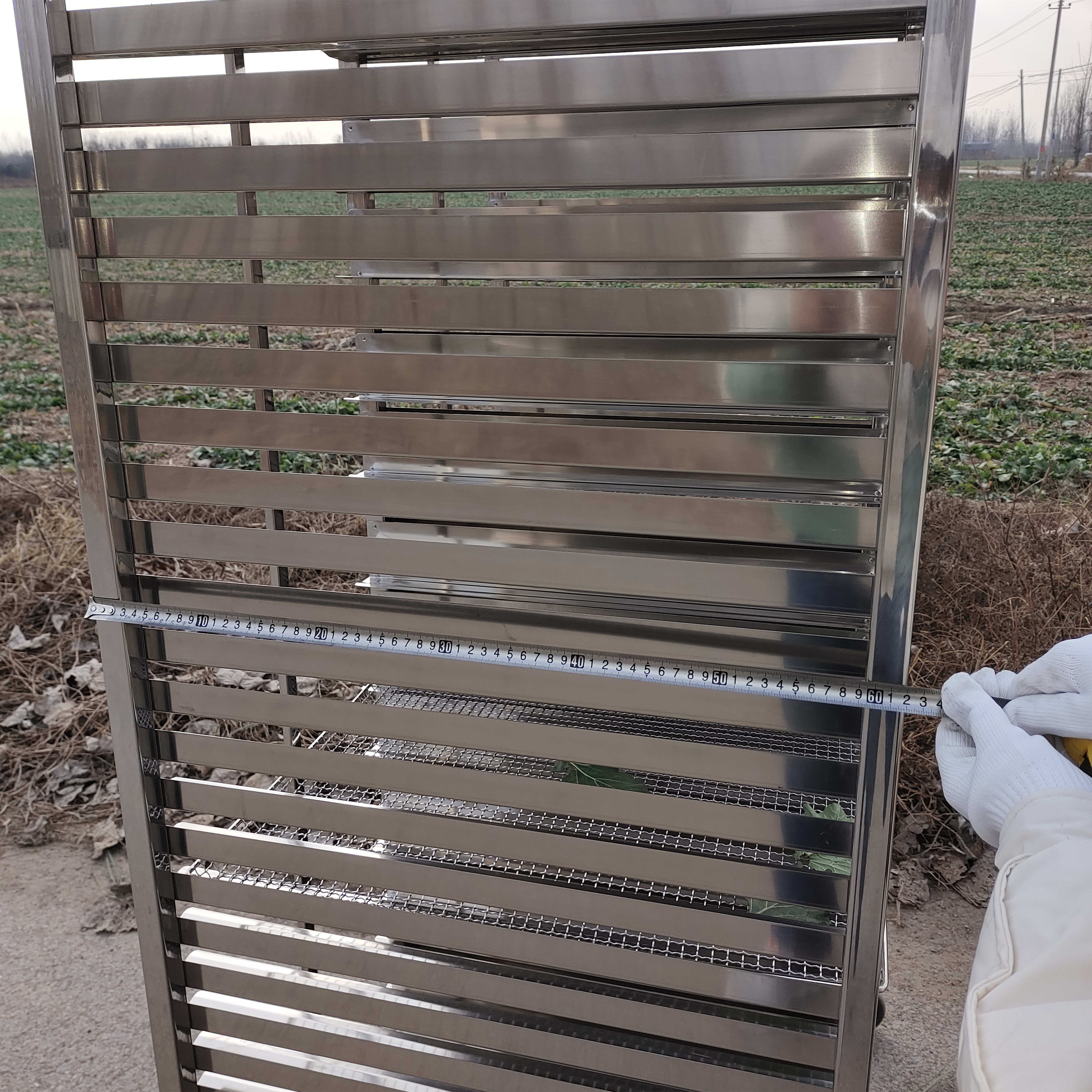 Customizable 10-40 Layer Stainless Steel Rack Trolley with Detachable Trays and OEM ODM Customization