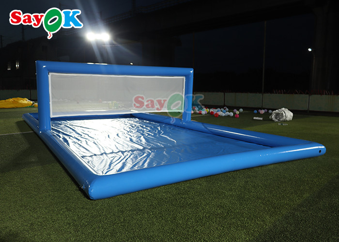 Водный парк Игры Большой бассейн Надувный волейбольный поле Надувный водный теннисный корт Для спортивных игр