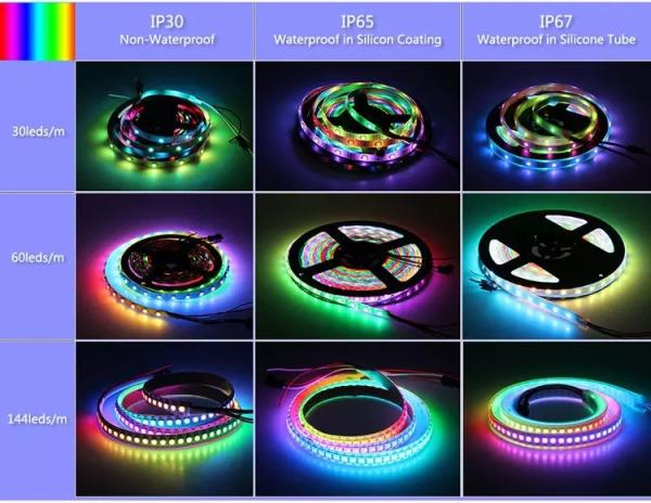 Hongtop 5m/roll 3- SK6812 RGB RGBW RGBWW RGBNW RGBCW LED Strip Light for Furniture